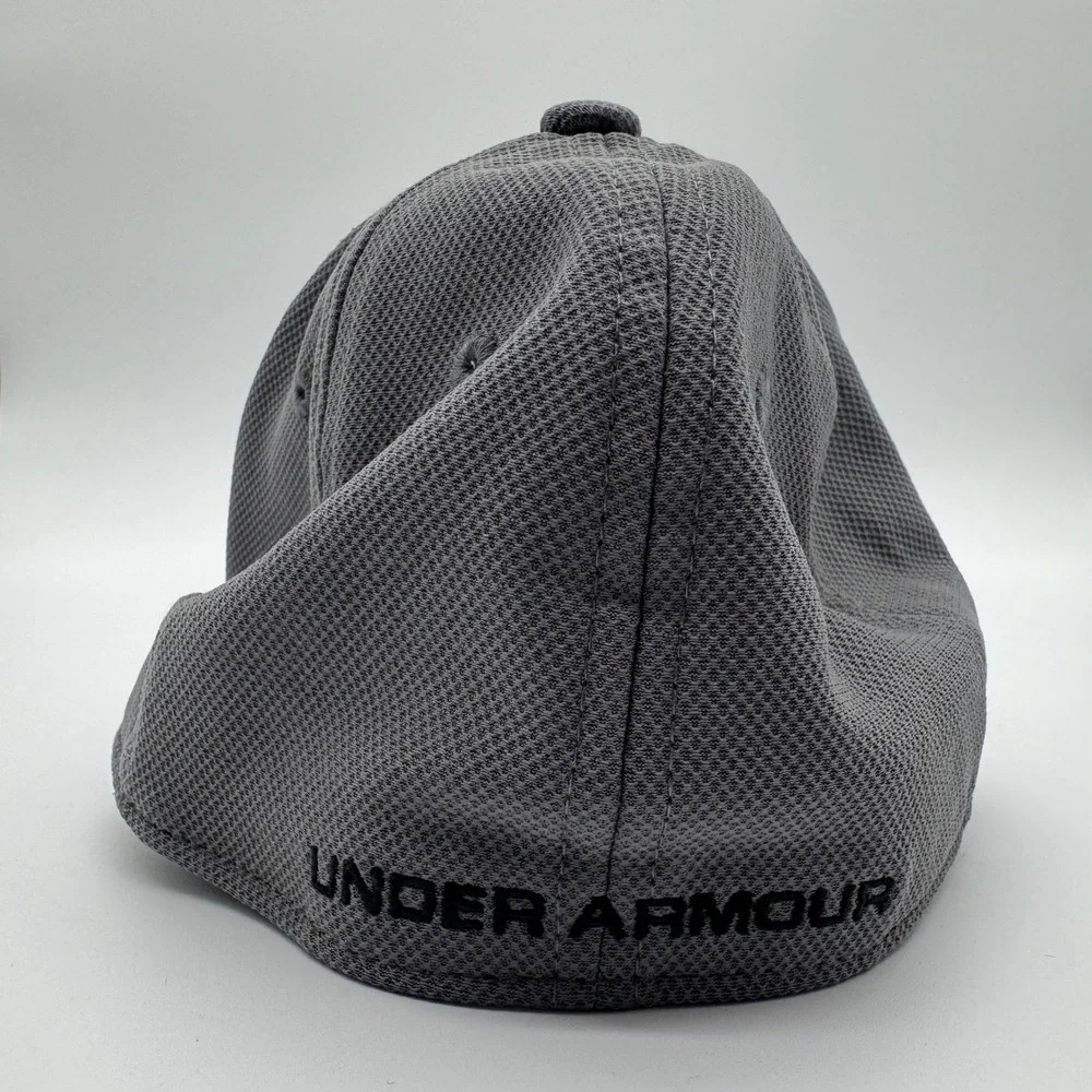Under Armour Youth Classic Fit Gray Baseball Hat Embroidered Logo Size XS/S